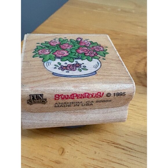 Vintage Floral Rubber Stamps Collection By Heartfelt Impressions & Fun Stamps - Picture 5 of 11